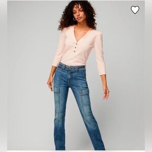 NWT!! WBHM peach button blouse!​​​​